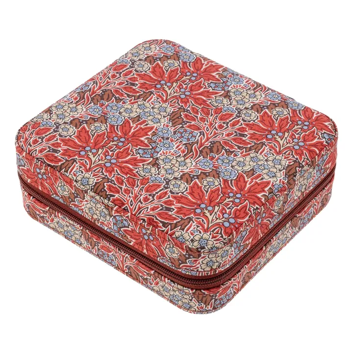 Boîte à Bijoux Carrée MW Liberty Aubrey Forest | Rouge- Image produit n°0