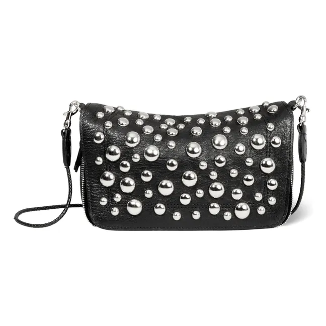 Bag Bobi S Chèvre Grainé Silver | Black