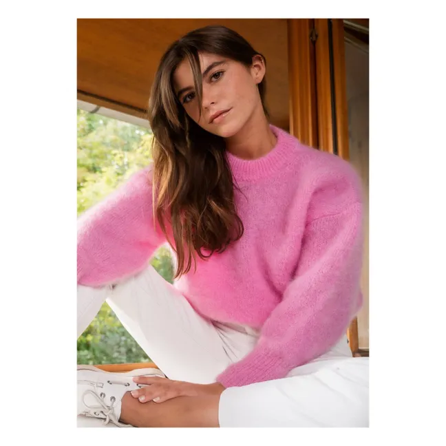 Jane Super Kid Mohair sweater | Pink