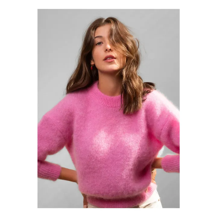 Pull Jane Super Kid Mohair | Rose- Image produit n°2