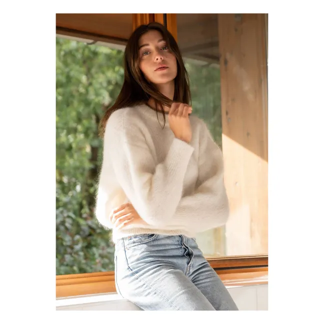 Pull Jane Super Kid Mohair | Crème