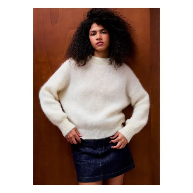 Pull Jane Super Kid Mohair | Crème