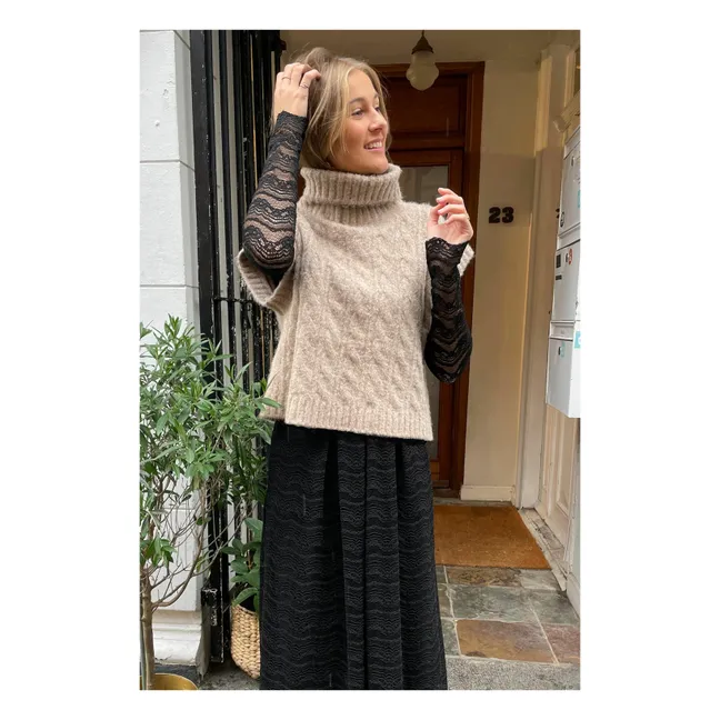 Fresno Sleeveless Sweater | Sand