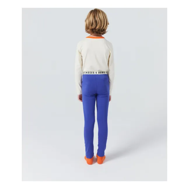 Pijama Cocodrilo de Modal y Algodón Ecológico | Azul Rey