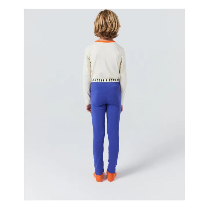 Pyjama Crocodile Modal et Coton Bio | Bleu roi- Image produit n°8