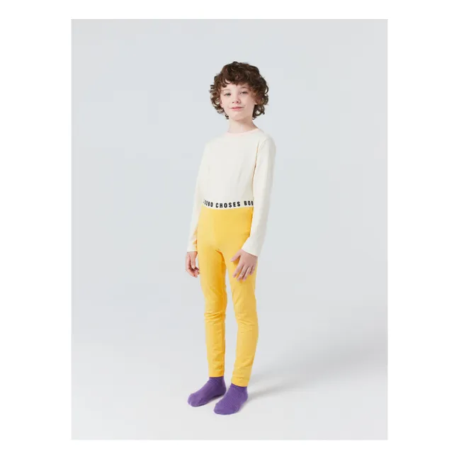 Pijama de modal y algodón orgánico | Amarillo Mostaza