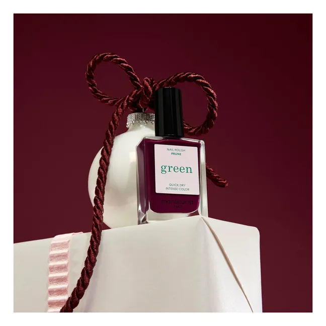 Smalto per unghie verde - 15 ml | Prugna