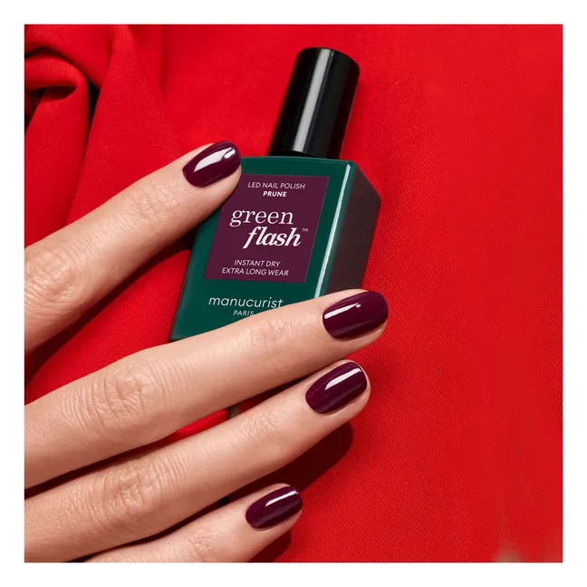 Vernis à ongles semi-permanent Green Flash - 15ml | Prune