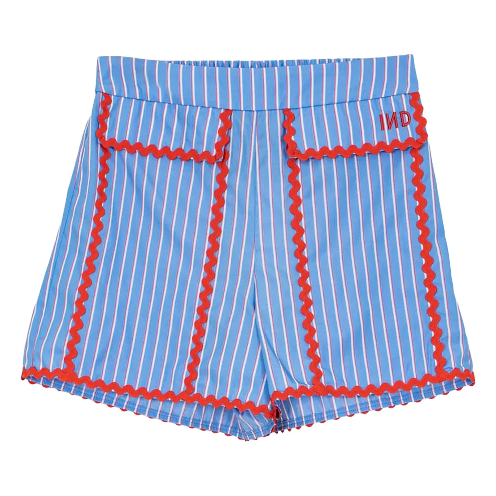 Indee Blue States Striped Shorts
