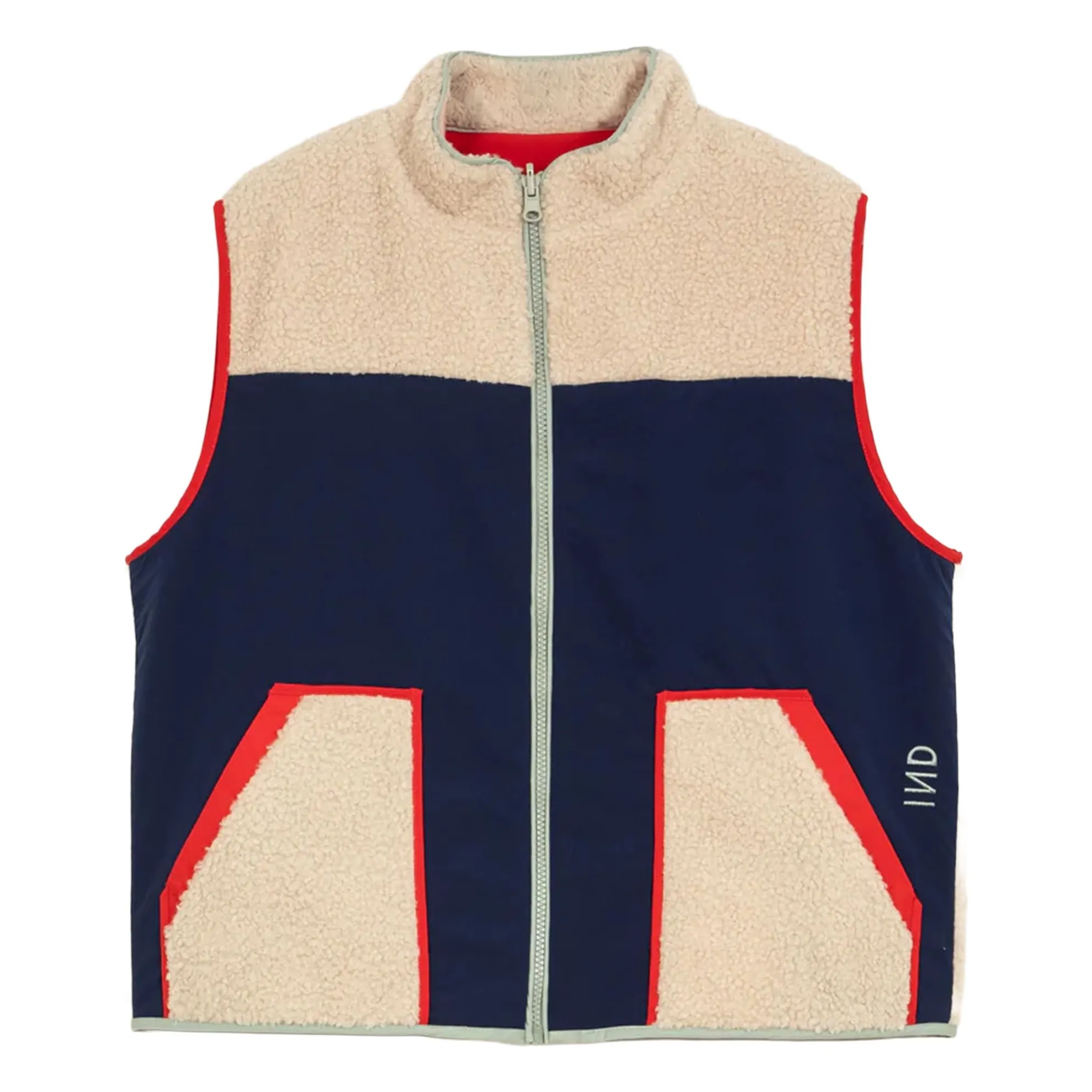 Indee Beige Tuscon Sleeveless Jacket