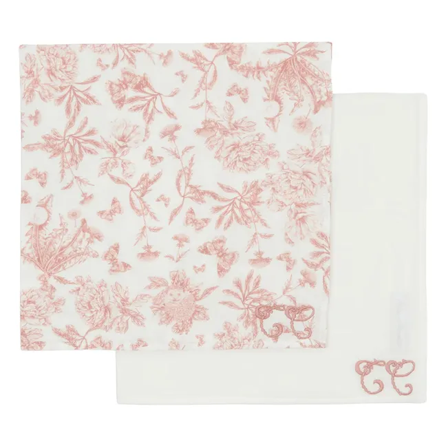 Pannolini Toile de Jouy - Set di 2 pezzi | Pesca