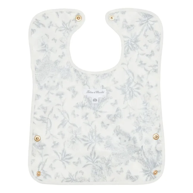 Babero recubierto Toile de Jouy | Gris