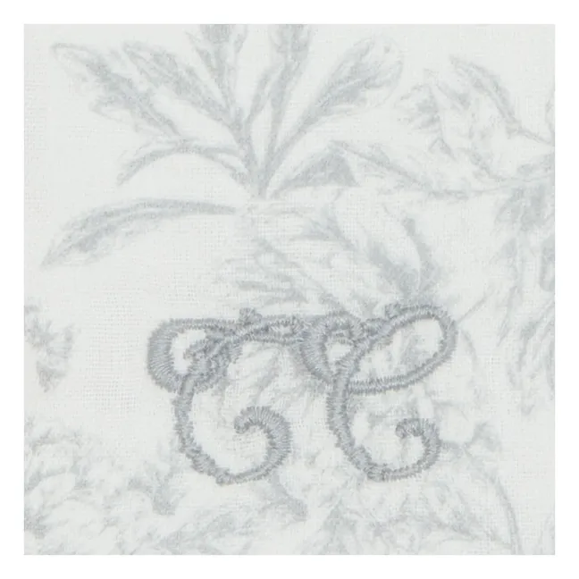 Protège carnet de santé Toile de Jouy | Gris