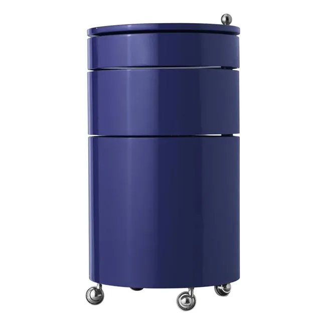 Meuble de rangement mobile Barboy - Glossy Edition | Bleu