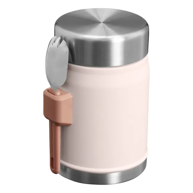 Bocal isotherme Legendary avec cuillère/fourchette 0,4 L | Rose pâle