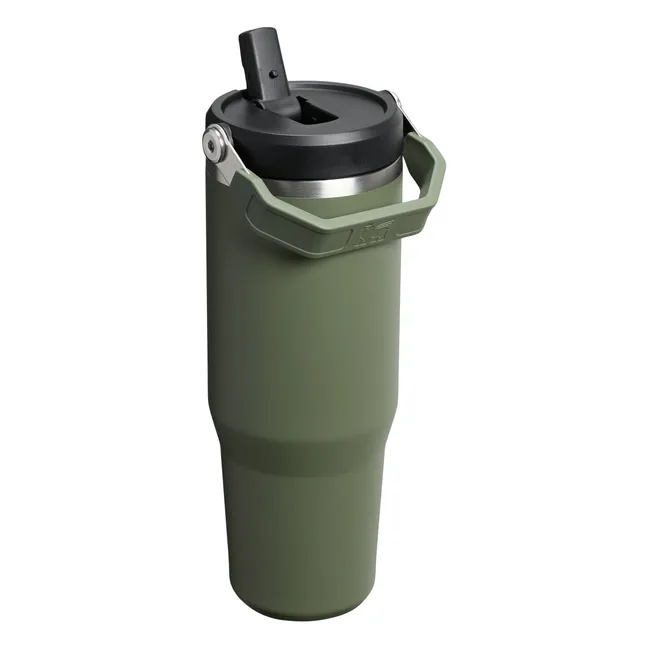 Gobelet isotherme - IceFlow Flip Straw 2.0 | Vert sapin