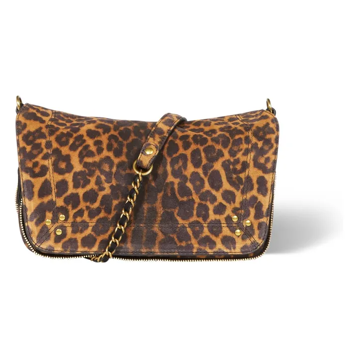 Sac Bobi S Croûte Velours Léopard | Camel- Image produit n°3