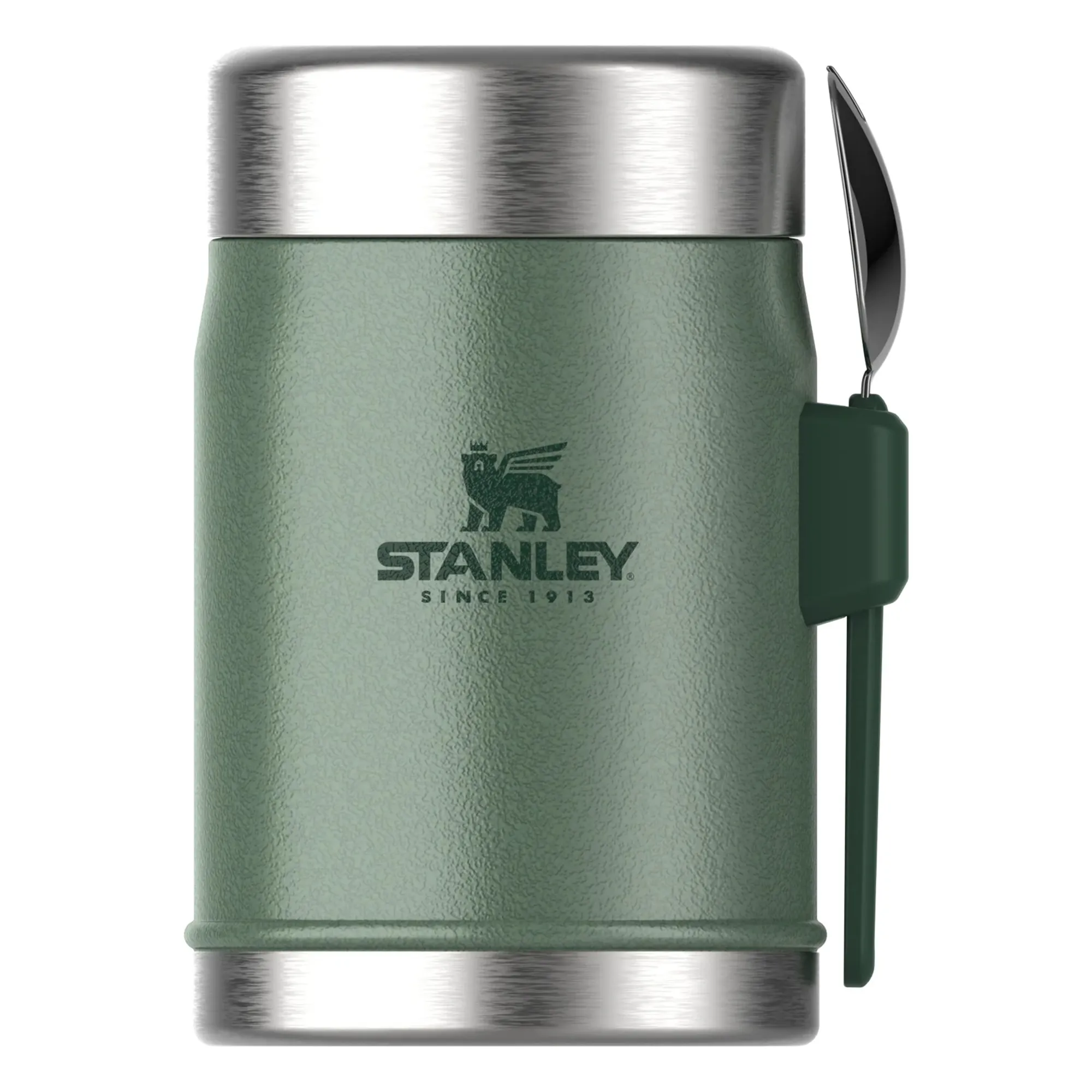 Stanley 1913 Green Legendary Isothermal Jar With Spoon/Fork 0.4 L