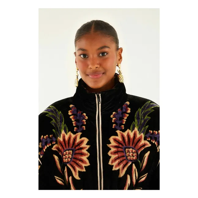 Chaqueta de plumón reversible Marvelous Garden | Negro