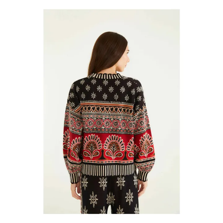 Gilet Ainika Love Coconut | Noir- Image produit n°3