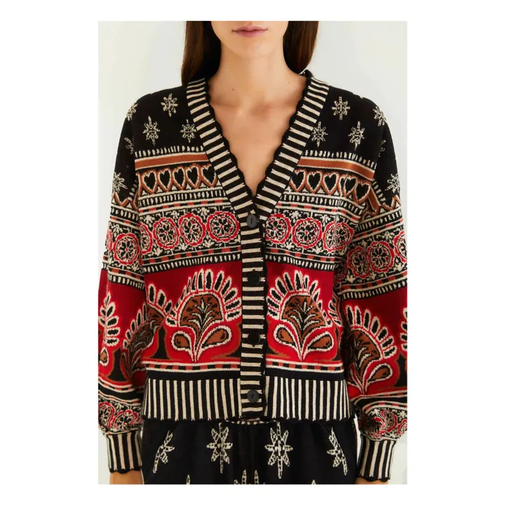 Gilet Ainika Love Coconut | Noir- Image produit n°2