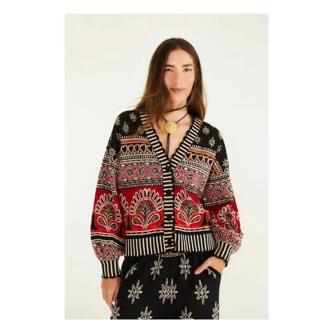 Ainika Love Coconut cardigan | Black