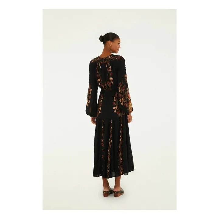 Robe Berry Garden | Noir- Image produit n°2