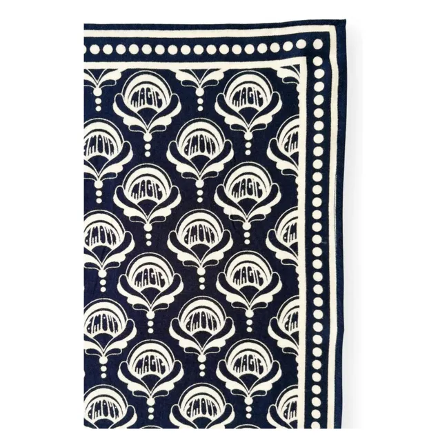 Grand Foulard Latika | Bleu marine