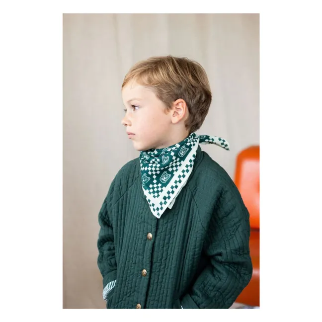 Manika Small Scarf | Green
