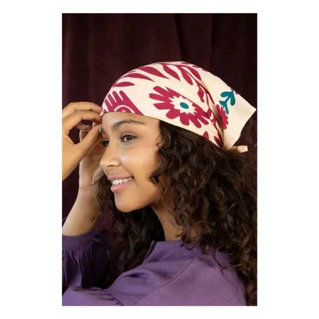 Kleiner Manika-Schal | Burgunderrot