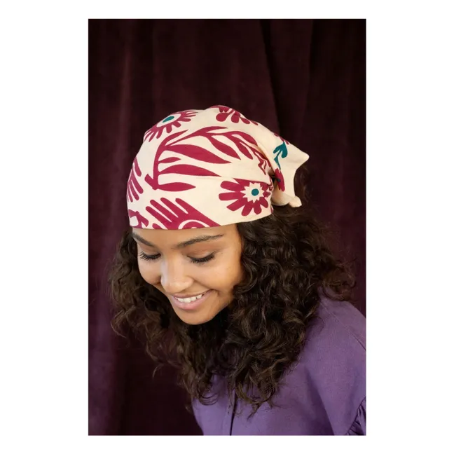 Petit Foulard Manika | Bordeaux