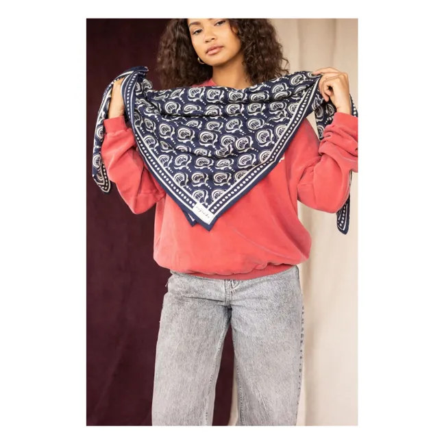 Grand Foulard Latika | Bleu marine