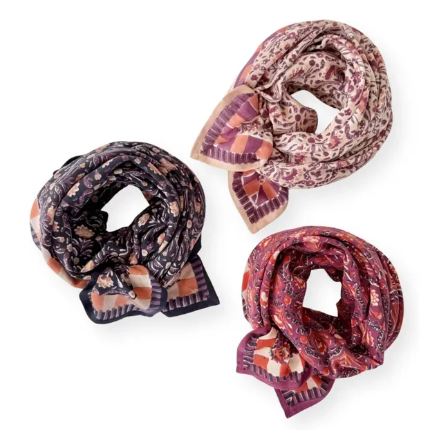 Grand Foulard Latika | Mauve