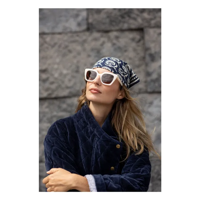 Petit Foulard Manika | Bleu marine