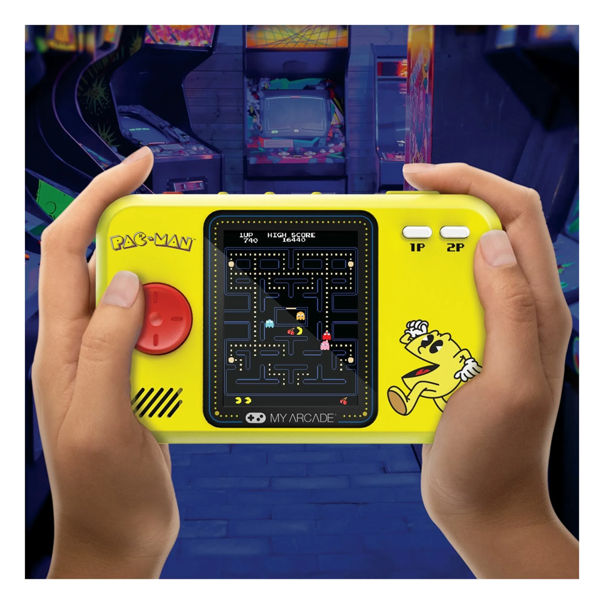 Console de jeux avec son étui Pac-Man- Image produit n°1