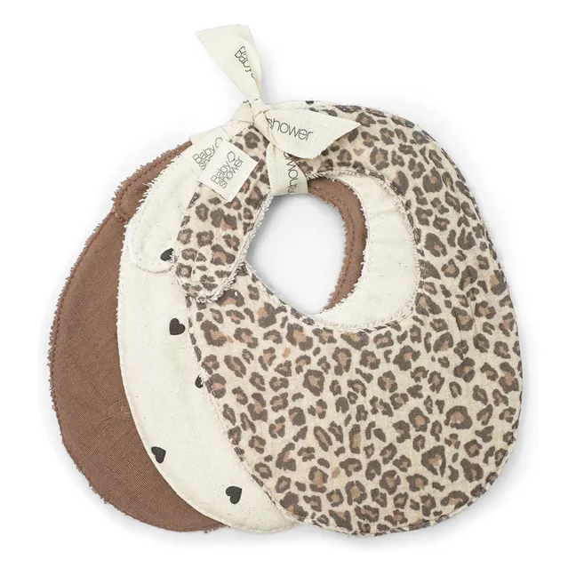 Bavaglini selvatici - Set di 3 | Leopardo