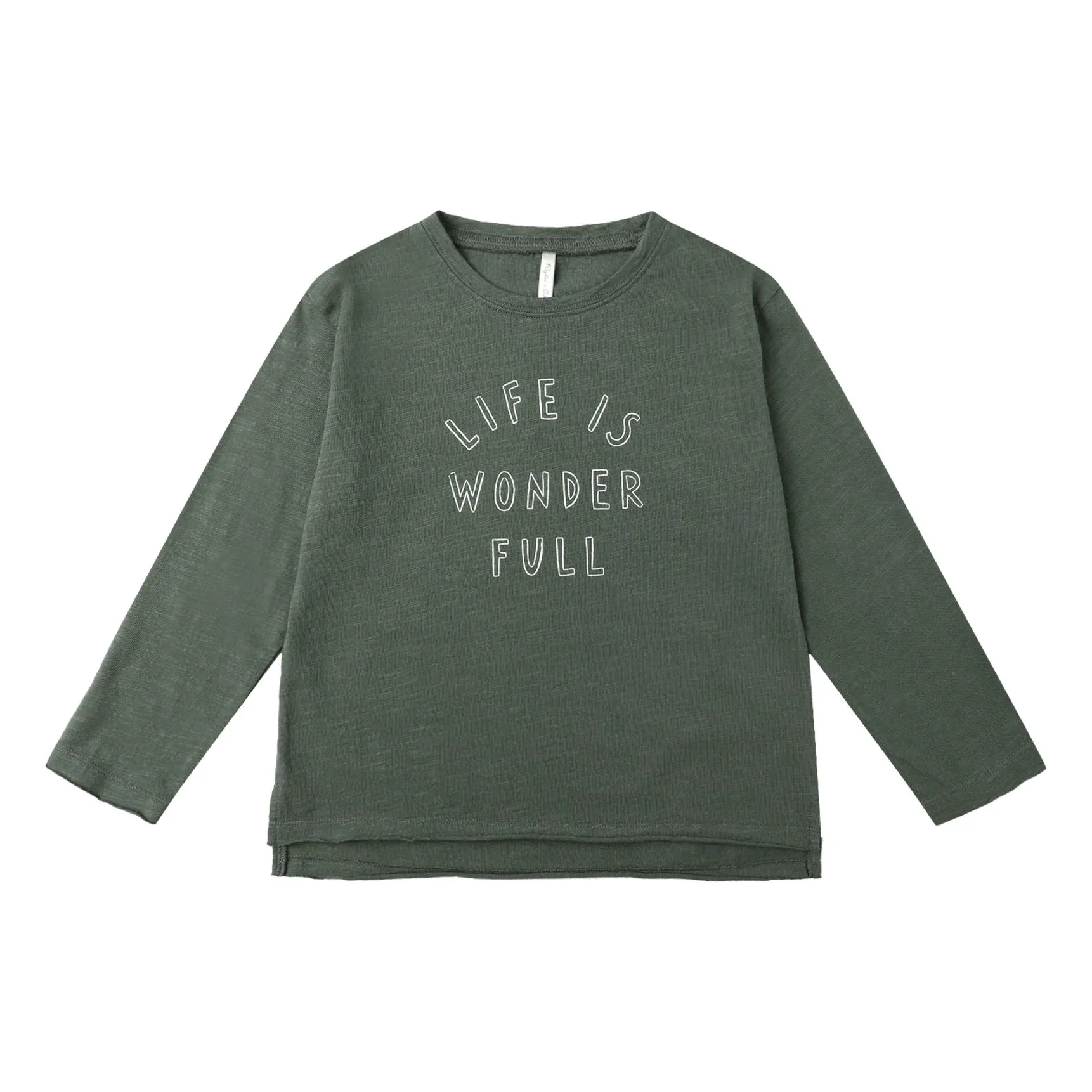 Rylee + Cru Verdigris Raw Edge T-Shirt