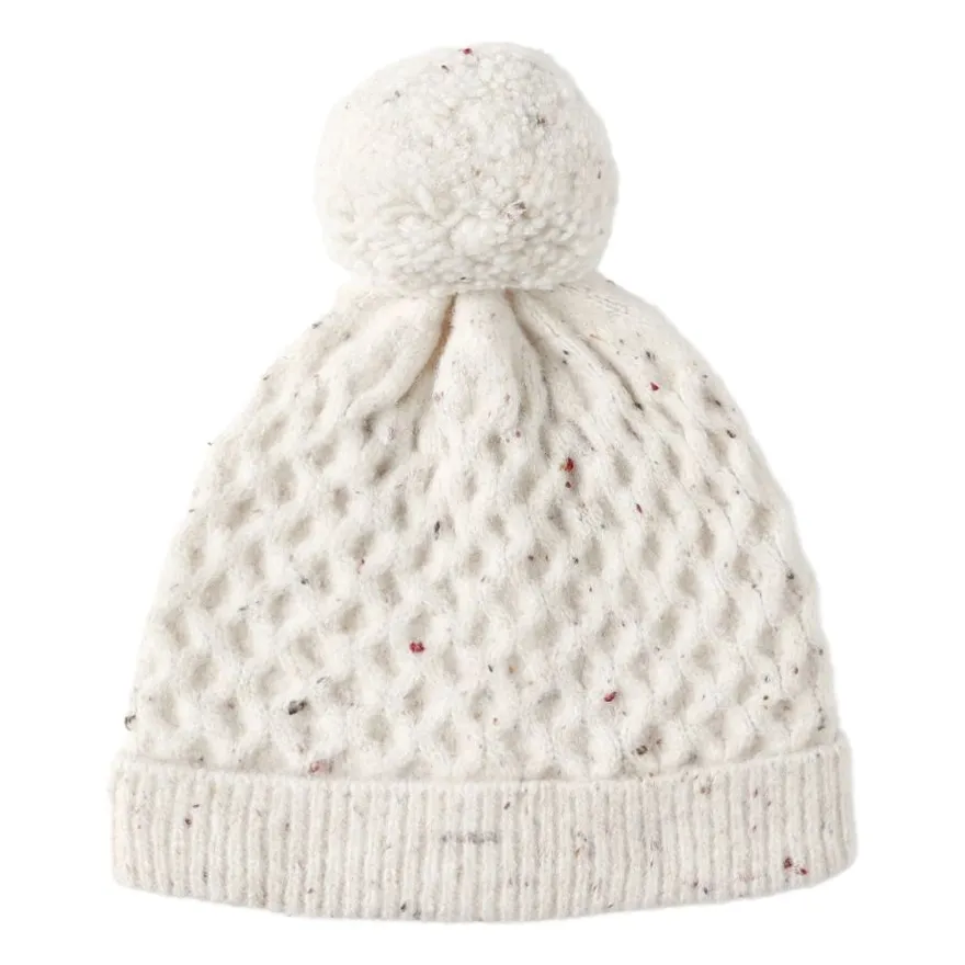 Rylee + Cru Ecru Chiné Knit Hat