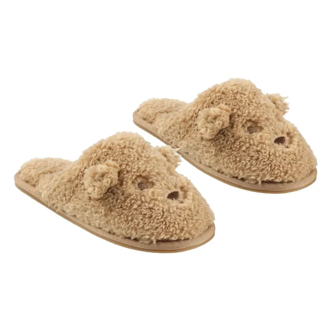 Teddy Bear Hausschuhe | Beige