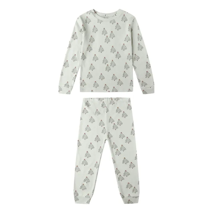 Ensemble Pyjama Trees Coton Bio | Vert pistache- Image produit n°0
