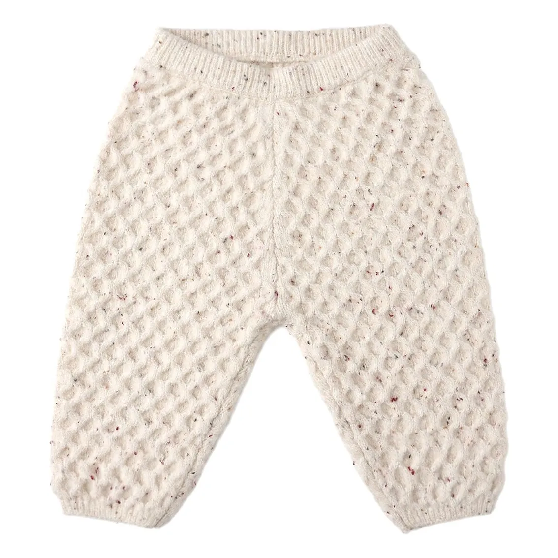 Rylee + Cru Ecru Chiné Knit Pants