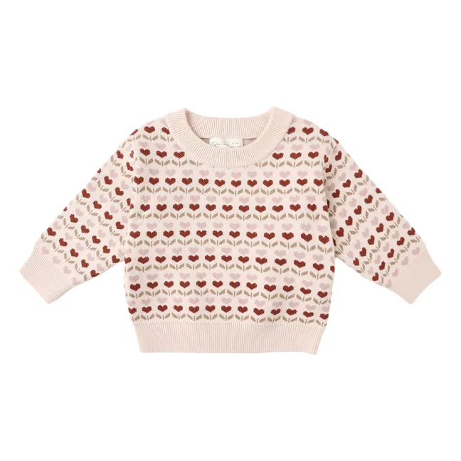 Pull Shiloh Ruby Hearts | Rose poudré