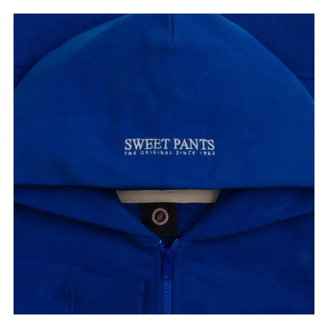 Iconic Hooded Zipper Sweatshirt | Electric Blue