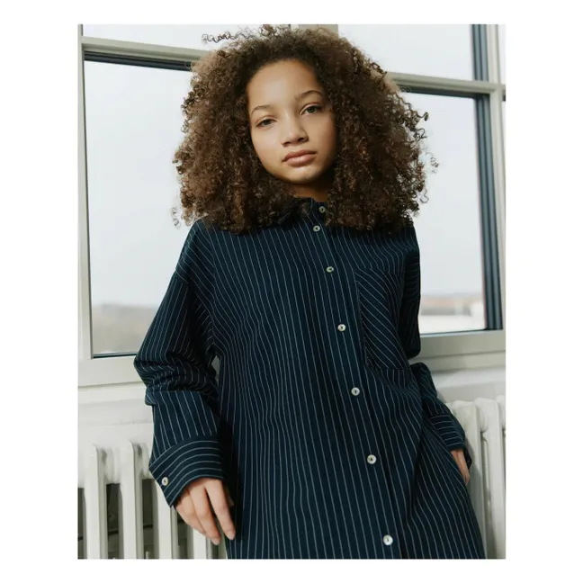 Chemise Kaliasy Rayée | Bleu marine