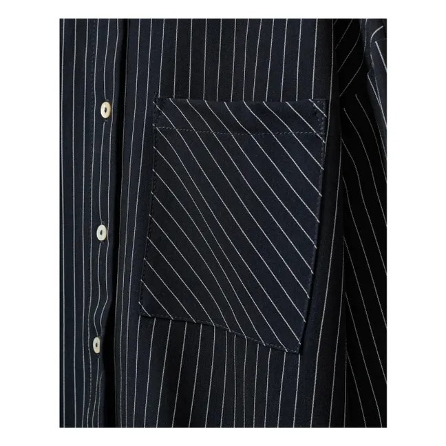 Chemise Kaliasy Rayée | Bleu marine