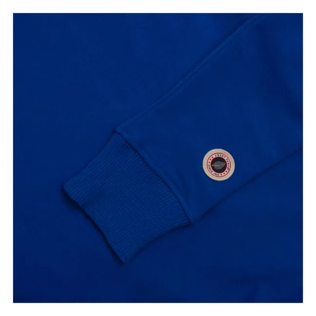Sudadera con cremallera Iconic | Azul Eléctrico