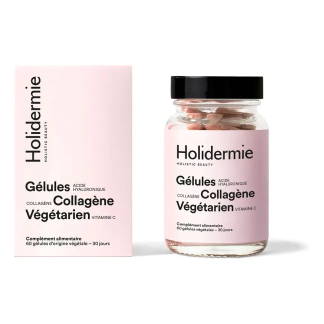 Complemento alimenticio vegetariano con colágeno - 60 cápsulas