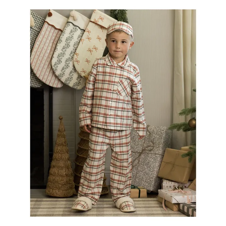 Chaussons Holiday Flannel | Ecru- Image produit n°1