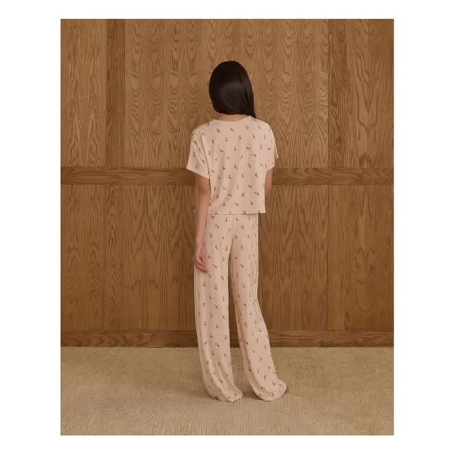 Ensemble T-shirt et Pantalon Ruthie Candy Canes | Rose poudré