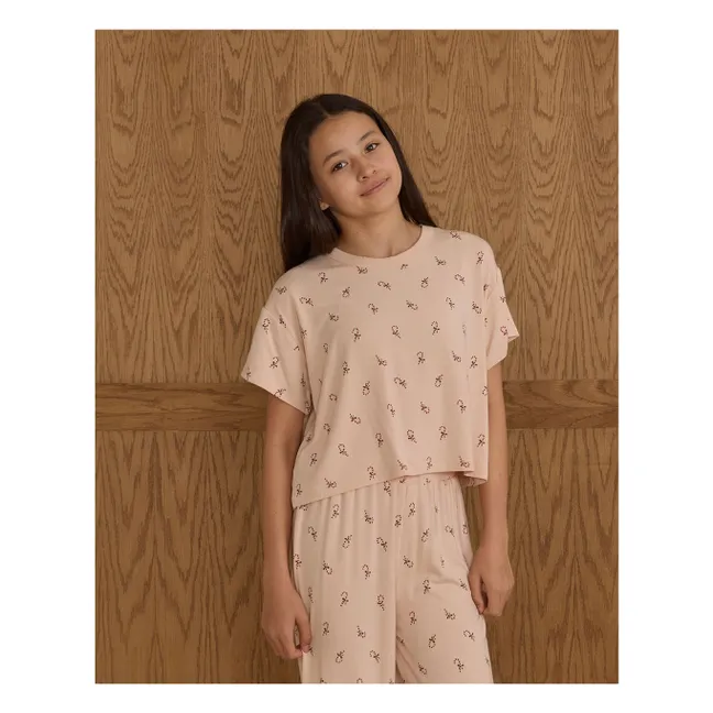 Ensemble T-shirt et Pantalon Ruthie Candy Canes | Rose poudré